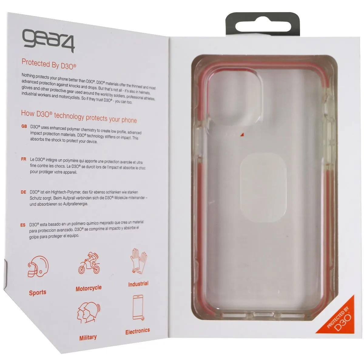 ZAGG Piccadilly Hybrid Hard Case for Apple iPhone 11 Pro - Clear/Pink